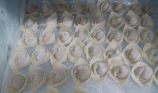 馄饨放冰箱怎么储存（馄饨放冰箱怎么储存好）