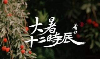 2021大暑是几月几日（2021大暑是几月几日日几点）