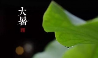 2021年大暑是什么时候 2021年大暑什么时候开始