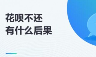 花呗用了不还会怎么样 花呗用了不还会怎么样?