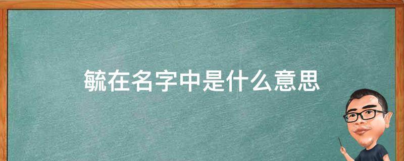 毓在名字中是什么意思（毓在名字中是什么意思呢）