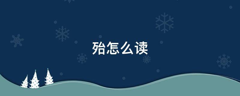殆怎么读（殆怎么读 拼音）